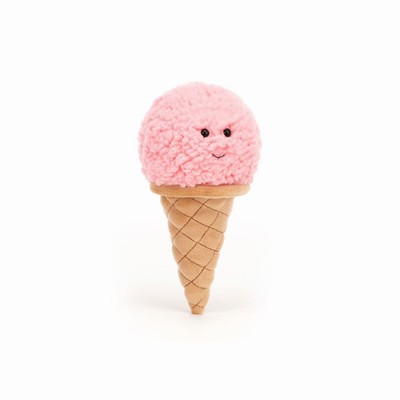 Jellycat Irresistible Ice Cream Strawberry UK | 27103PCMU